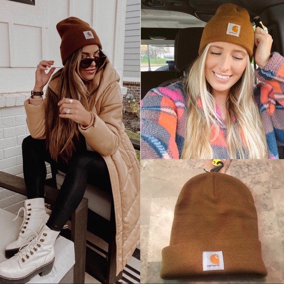 Carhartt Acrylic Watch Hat Brown Color 